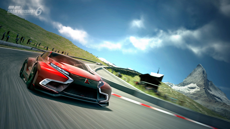 Illustration for article titled Mitsubishi's Gran Turismo Vision Concept Is A Furious AWD Hybrid Hatch